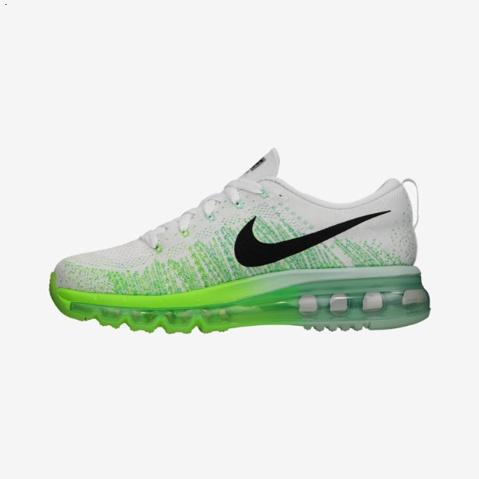 Nike Flyknit Air Max Womens Shoes White Green Black Hot On Sale Greece